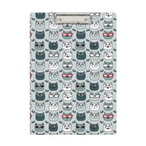 Clipboard Deska Biurfol A4 PCV, Szare Koty
